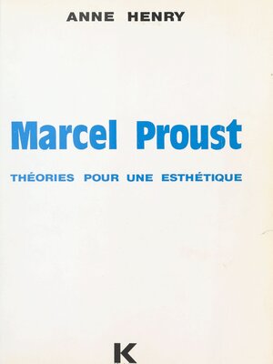 cover image of Marcel Proust